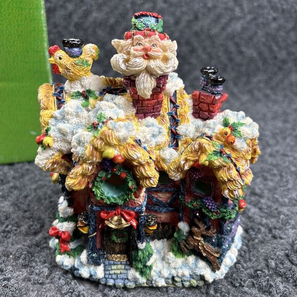 Crinkle Claus Possible Dreams "Crinkle Farmhouse Santa 1997 #659657 Light Kit - Picture 2 of 12